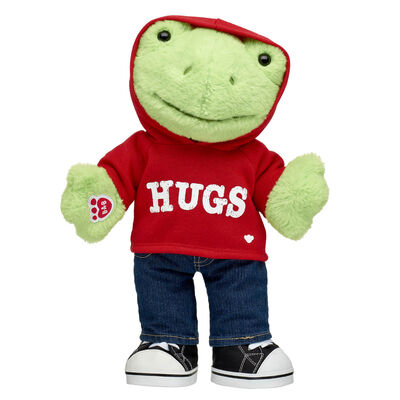 Spring Green Frog Soft Toy Hugs Gift Set