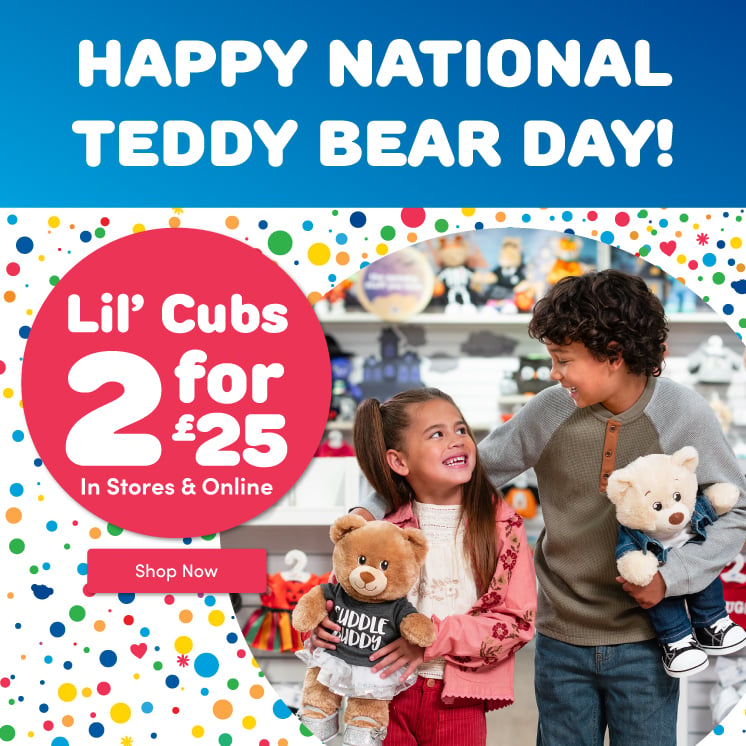 Lil' Cubs 2 for &pound;25 for National Teddy Bear Day