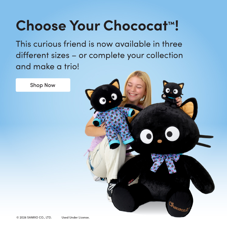 Choose Your Chococat! Chococat available in all sizes