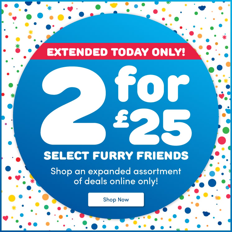Select Furry Friends 2 for &pound;25 for National Teddy Bear Day