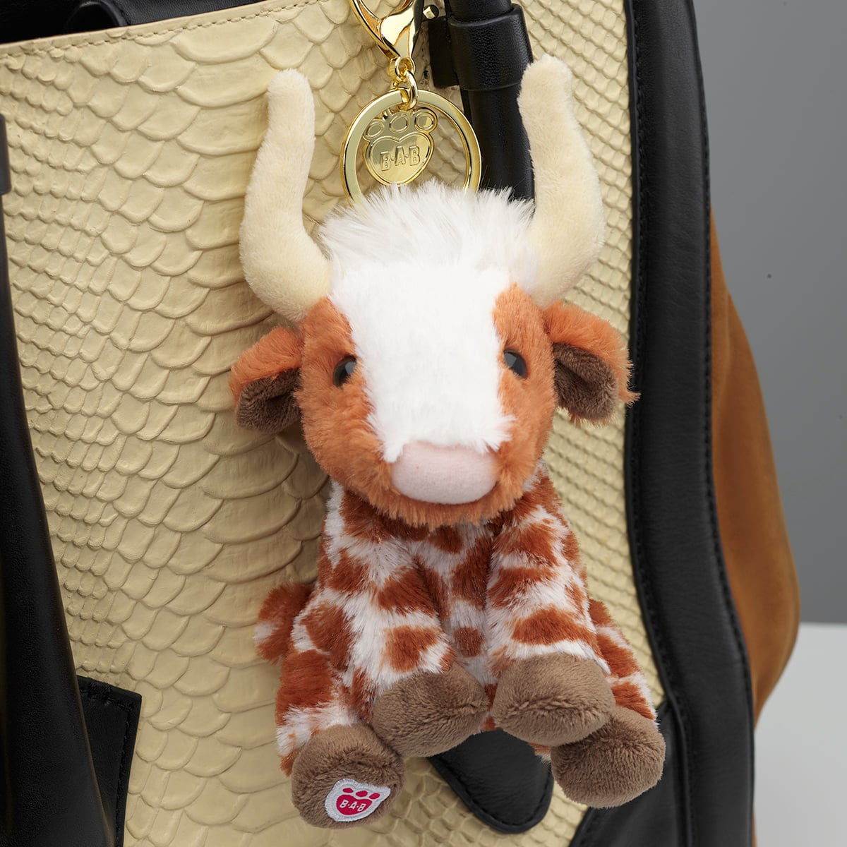 Highland Cow Plush Bag Charm