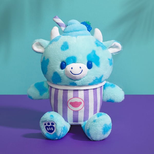 Blue Raspberry Cow Slushie Plushie