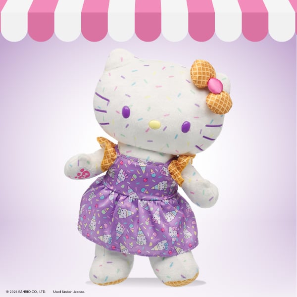 Sanrio&reg; Ice Cream Sprinkles Hello Kitty&reg; Plush with Dress