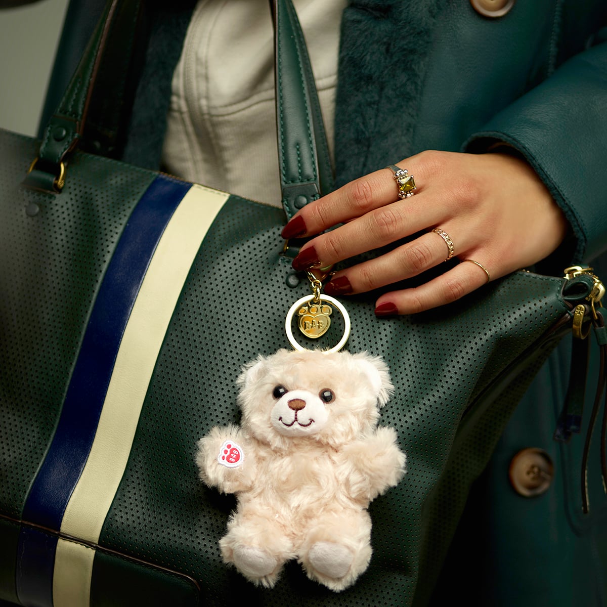 Happy Hugs Teddy Bear Bag Charm